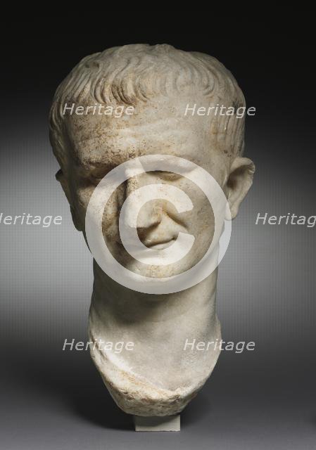 Portait Head of a Statesman, possibly Vespasian, 1-100. Creator: Unknown.