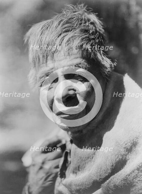 A Wailaki man, c1924. Creator: Edward Sheriff Curtis.