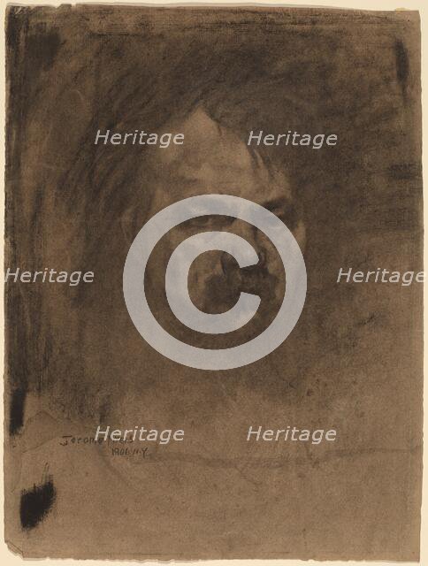 Self-Portrait, 1906. Creator: Jerome Myers.