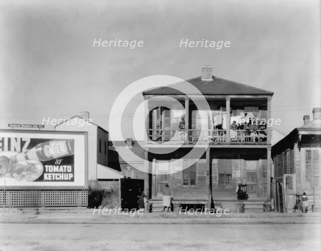 Negro house in New Orleans, Louisiana, 1936. Creator: Walker Evans.