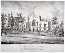 Stepney Grammar School, Stepney, London, c1840.    Artist: Charles Joseph Hullmandel