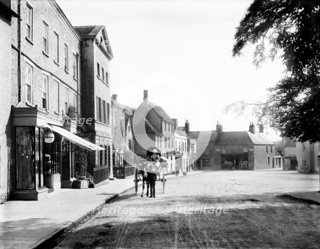 Market Place, Fairford, Gloucestershire, 1890. Artist: Henry Taunt.