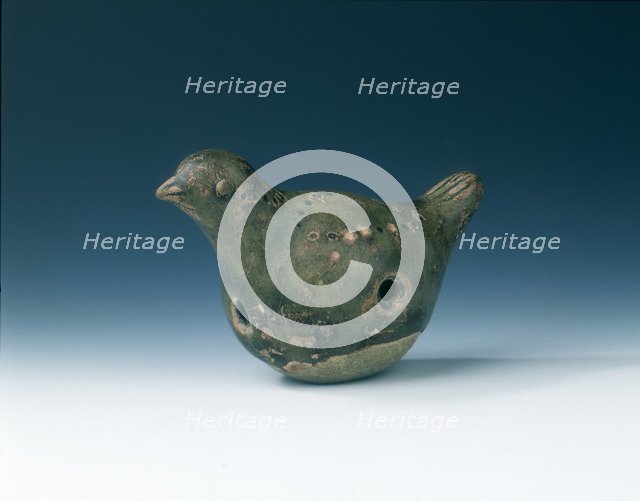 Bird whistle, Tang/Five dynasties, China, 8th-10th century. Artist: Unknown