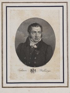 Portrait of the author Faddei Bulgarin (1789-1859), 1832. Creator: Kostecki, Franciszek (active 1819-1831).