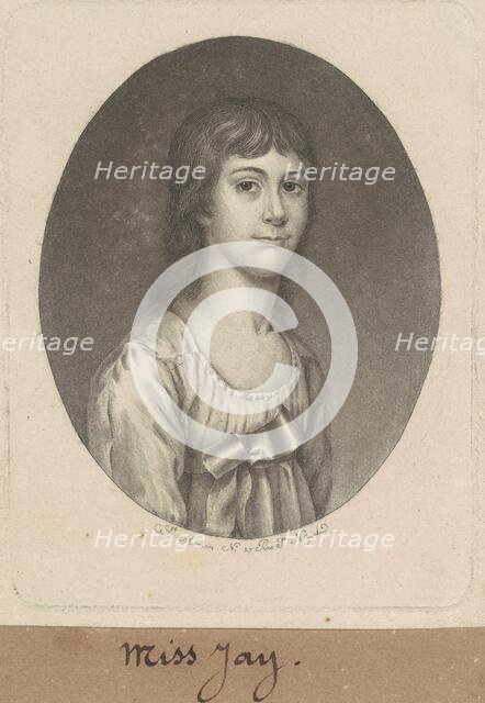 Ann Jay, 1797. Creator: Charles Balthazar Julien Févret de Saint-Mémin.