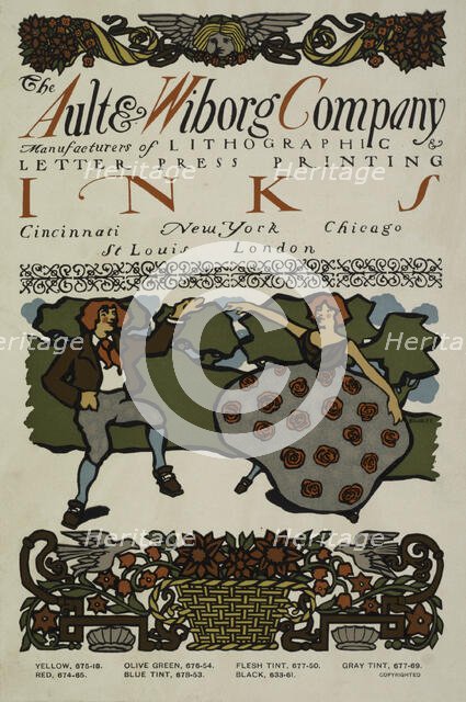 The Ault & Wilbord company, c1894 - 1896. Creator: William H Bradley.