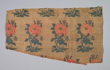 Sleeve with rose bushes and butterflies, early 1600s. Creator: Unknown.