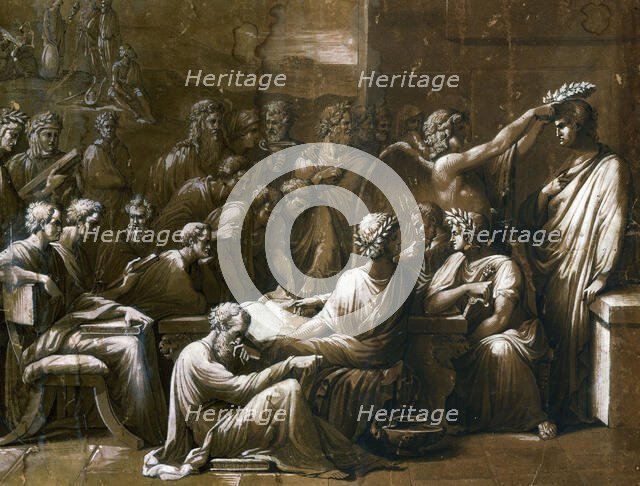 Apotheosis of Giambattista Bodoni, Early 19th cen. Creator: Bossi, Giuseppe (1777-1815).