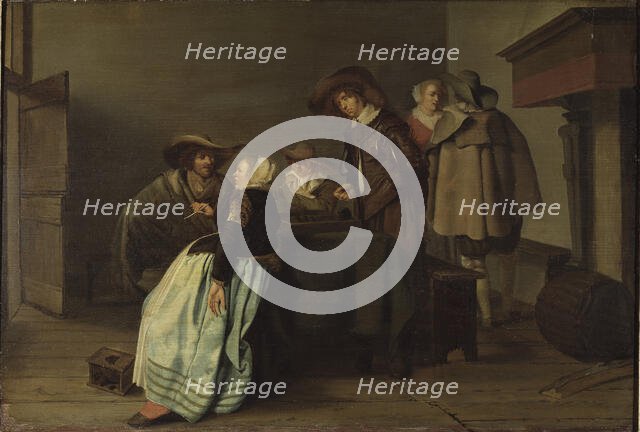 A Conversation, 1628. Creator: Pieter Codde.