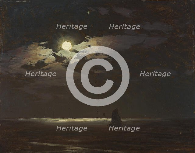 Moonlight, late 19th-early 20th century. Creator: Vladimir Orloffskij.