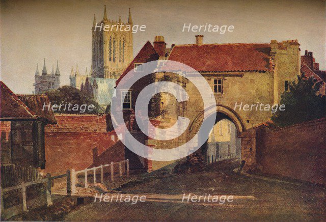 Potter Gate, Lincoln, (1800-1849), 1937. Creator: Unknown.