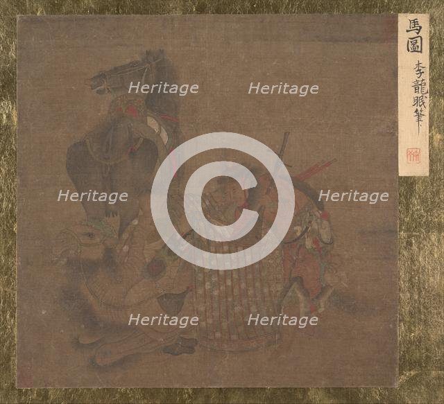 Mongol with Horse and Camel. Creator: Unknown.