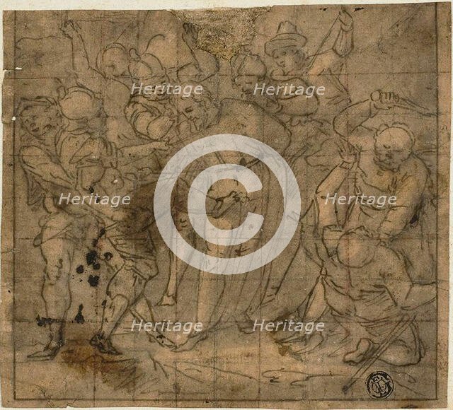 Mocking of Christ, 1562. Creator: Unknown.