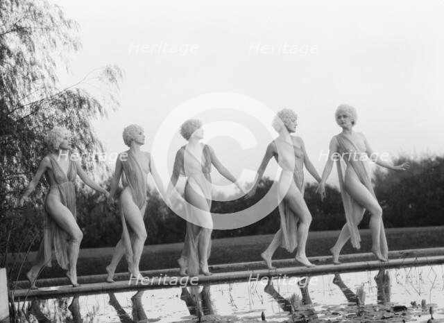Marion Morgan dancers, between 1914 and 1927. Creator: Arnold Genthe.