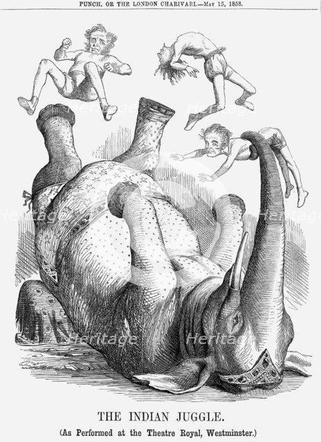 'The Indian Juggle', 1858. Artist: Unknown