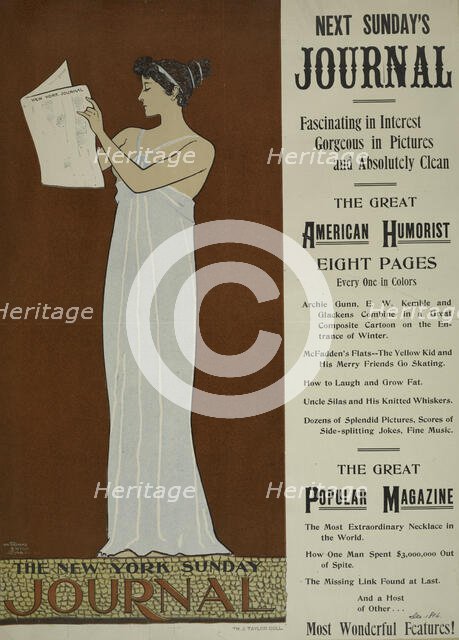 The New York Sunday journal. Dec. 1896, c1893 - 1897. Creator: Unknown.