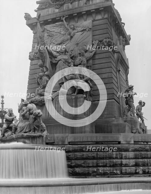 West Face, Soldiers' and Sailors' Monument, Indianapolis, Ind., between 1900 and 1906. Creator: Unknown.