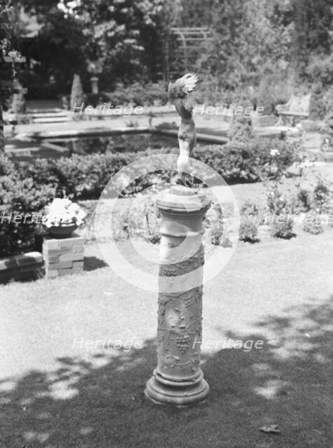 Edge, Charles N., garden, 1933 June 18. Creator: Arnold Genthe.