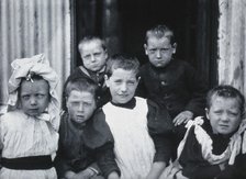 Gloucester smallpox epidemic, 1896: six convalescent children, 1896. Creator: HCF of Gloucester.