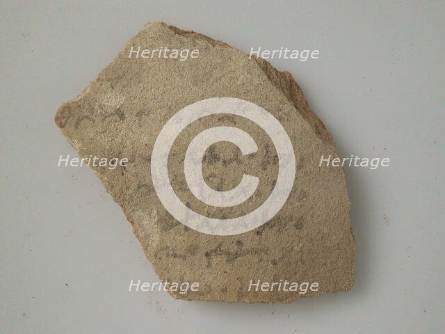 Ostrakon, Coptic, 4th-7th century. Creator: Unknown.