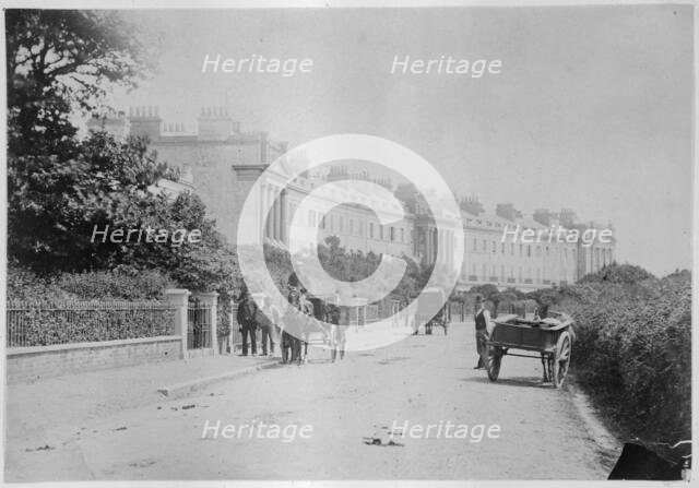 The Crescent, 7-24 Crescent Road, Anglesey, Gosport, Hampshire, c1870. Creator: Unknown.