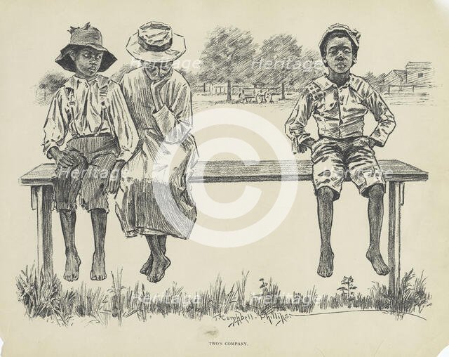 Two's company, 1899. Creator: Jay Campbell Phillips.