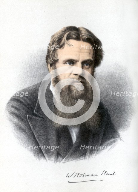 William Holman Hunt, British painter, c1890.Artist: Cassell, Petter & Galpin