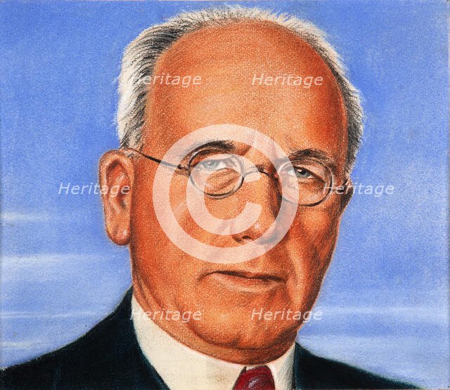 Mr Fraser (New Zealand), c1944. Creators: William Timym, Central Office of Information.