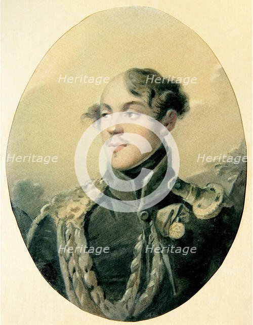 Portrait of Count Nikolai Ilyich Tolstoy (1794-1837). Creator: Molinari, Alexander (1772-1831).