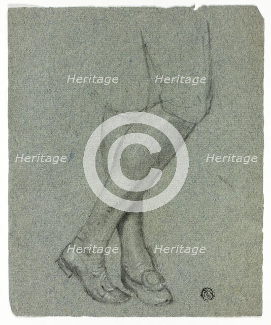 Crossed Legs of Standing Figure, n.d. Creator: John Downman.