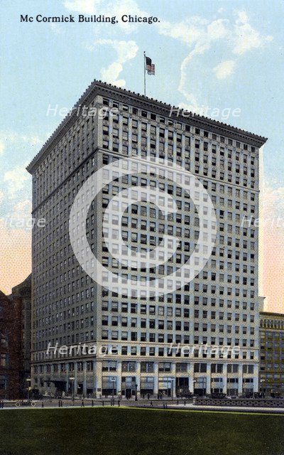 McCormick Building, Chicago, Illinois, USA, 1911. Artist: Unknown