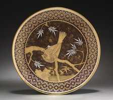 Cabinet Plate, 1883. Creator: W. T. Copeland & Sons (British); Tiffany & Co. (American, New York, est. 1837).