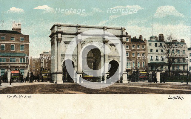 'The Marble Arch', c1910. Artist: Unknown.