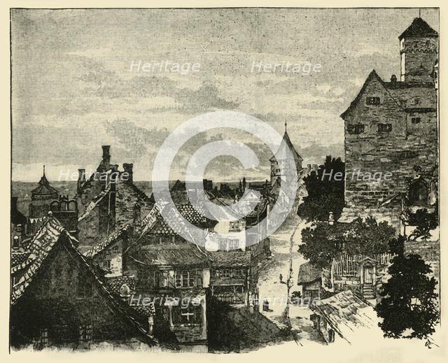 'The Kaiserberg, Nuremberg', 1890.   Creator: Unknown.