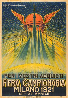Fiera Campionaria Milano, 1921. Creator: Muggiani, Giorgio (1887-1938).