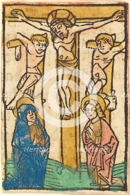 Christ on the Cross between the Two Thieves, c. 1475. Creator: Unknown.