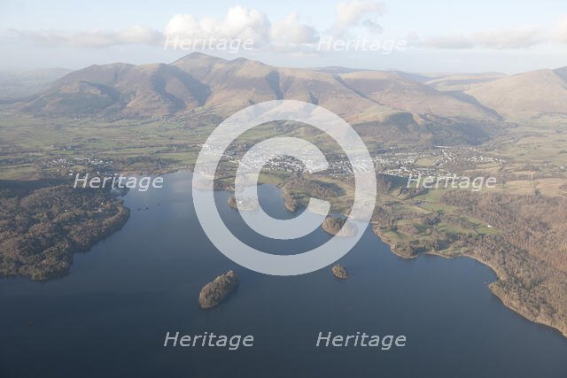 Derwent Water, Keswick and Skiddaw, Cumbria, 2015. Creator: Historic England.