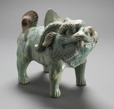 Funerary Sculpture of a Dog, Eastern Han Dynasty (25-200 A.D.). Creator: Unknown.
