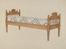 Small Day Bed, c. 1940. Creator: Grace Bolser.
