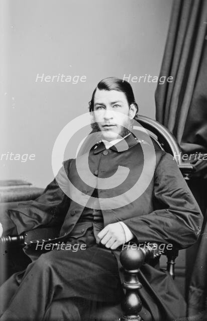 Rev. R.R. Booth, between 1855 and 1865. Creator: Unknown.