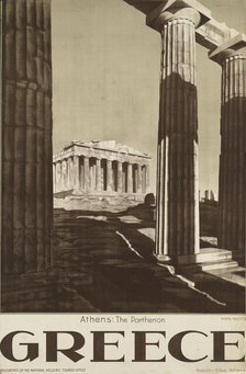 Greece. Athens: the Parthenon, 1929. Creator: Anonymous.