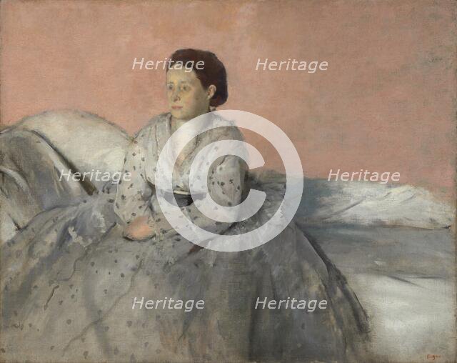 Madame René de Gas, 1872/1873. Creator: Edgar Degas.