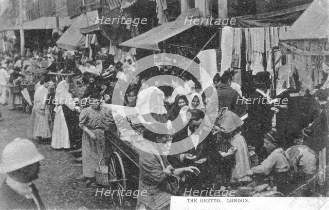 'The Ghetto. London', c1890. Artist: Unknown