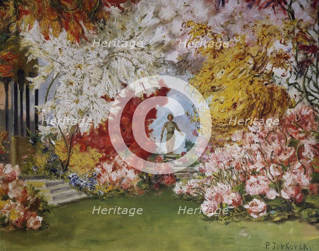 Set design for opera Parsifal by Richard Wagner, 1882.