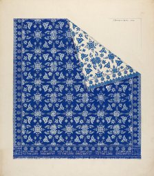 Coverlet, 1936. Creator: J. Howard Iams.