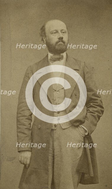 Portrait of the composer François Bazin (1816-1878), ca 1760. Creator: Carjat, Étienne (1828-1906).