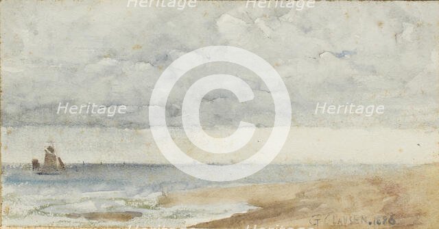 'At Horsey, Great Yarmouth', 1886. Creator: George Clausen.