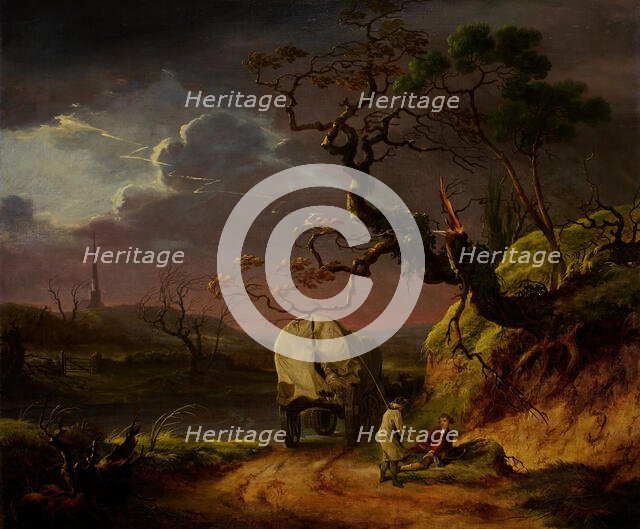 The Thunderstorm, 1780. Creator: William Ashford.