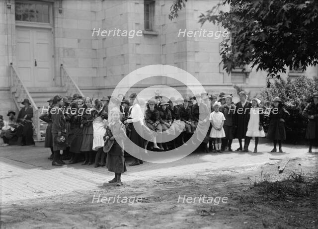 Girl Scouts - Activities And Play, 1917. Creator: Harris & Ewing.