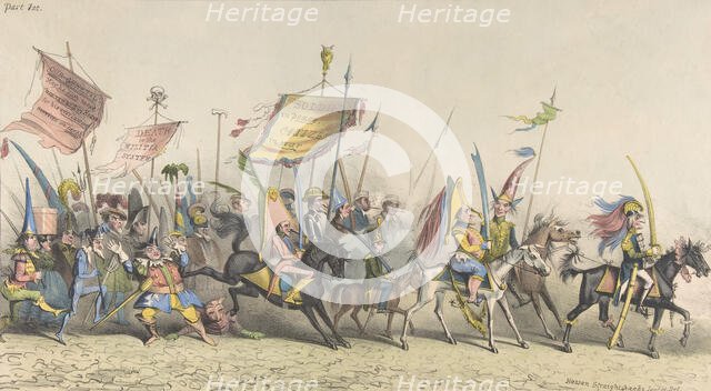 Grand Fantastical Parade, New-York, December 2, 1833. Creator: Hassan Straightshanks.